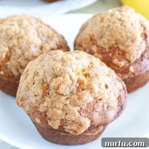 Banana Bread Muffins on a plate
