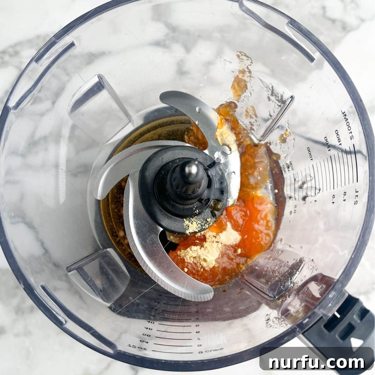 Perfect Homemade McDonalds Sweet and Sour Sauce 4 Food processor with preserves and seasonings.
