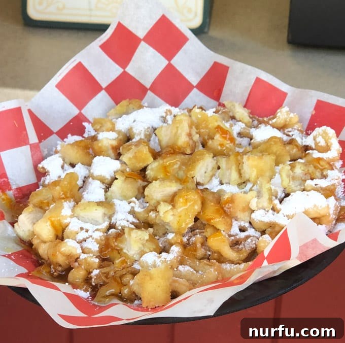 funnel cake amusement park food