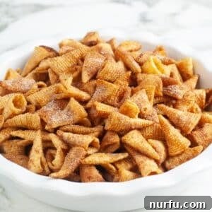 Bowl of cinnamon Bugels.