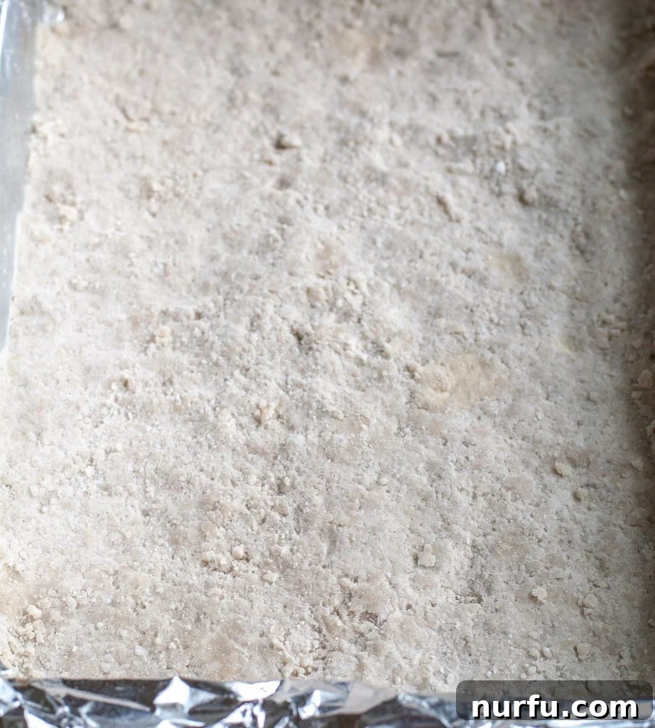 Crust in pan