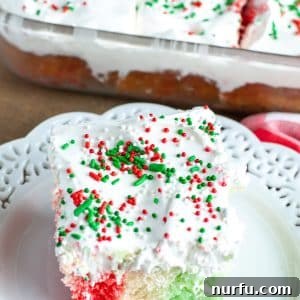 Holiday Jello Cake Recipe Holiday Jello Cake, ready for baking