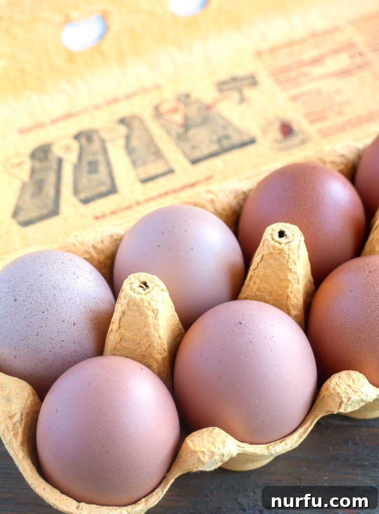 Farm Fresh Eggs Fresh eggs in a carton, ready for cooking