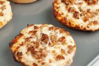Savory School Morning Bagel Pizzas