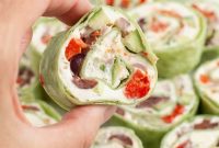 Greek Pinwheel Appetizers: Spinach, Feta & Olive Rolls