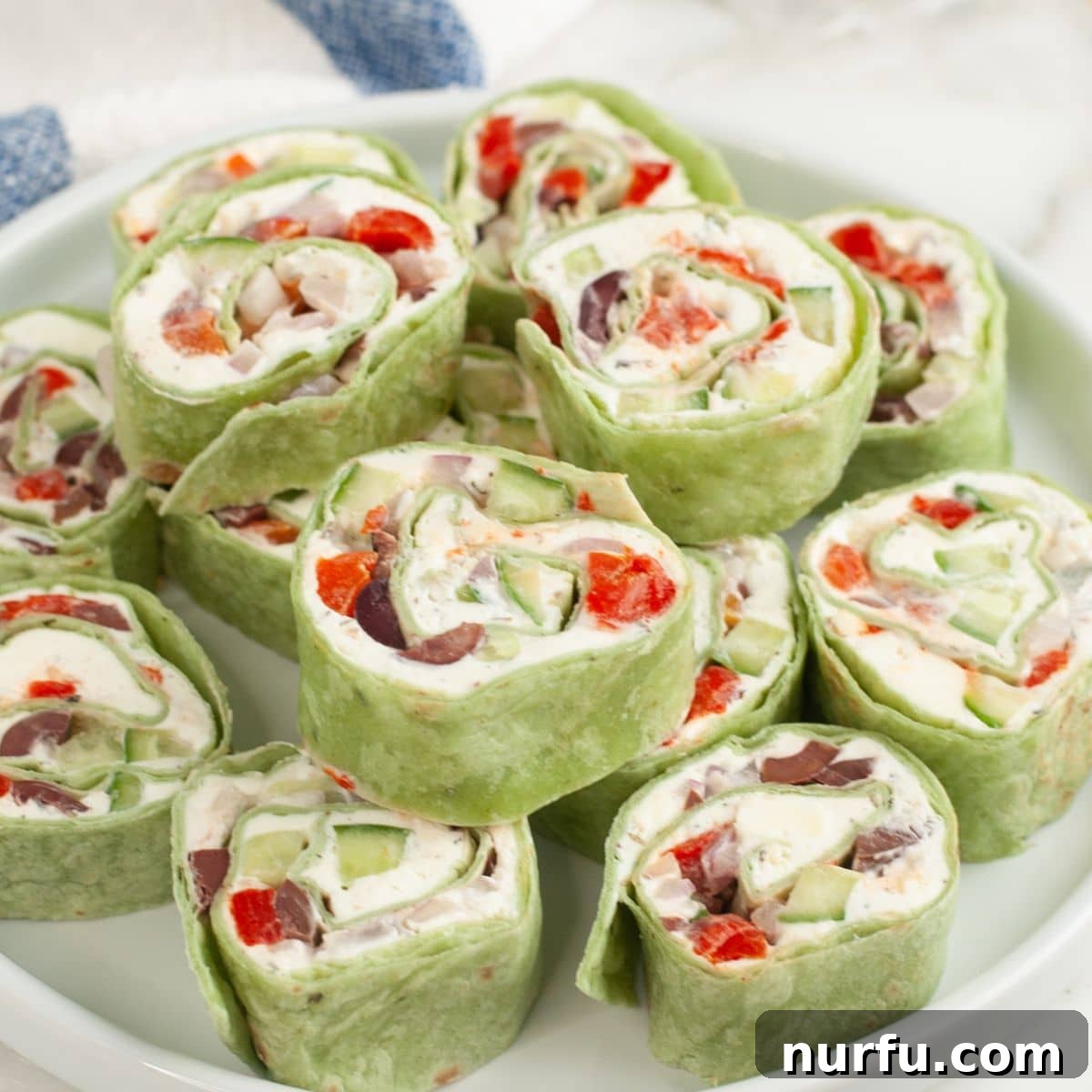 Greek Pinwheel Appetizers: Spinach, Feta & Olive Rolls 8 img 93196 7