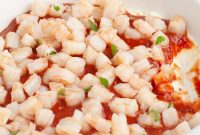 Cream Cheese Shrimp Dip with Garlic and Lemon