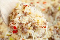 One-Pan Sausage and Rice Casserole