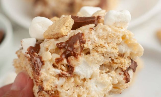 S’mores Rice Krispies Treats Recipe