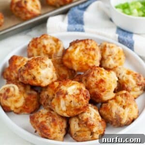Plate of hash brown bites.